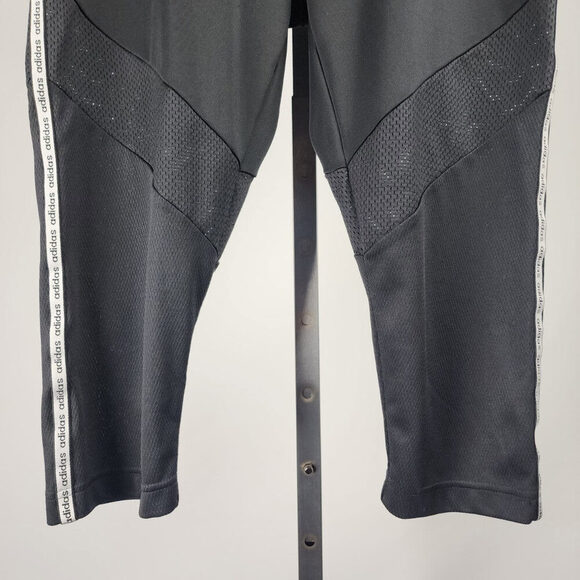 Adidas Climalite Black Capri Leggings Size L - Picture 5 of 9